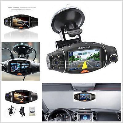 R310 Car DVR Cam Double Lens with GPS Rotation Stylish "2 Sided Cam" Image-1