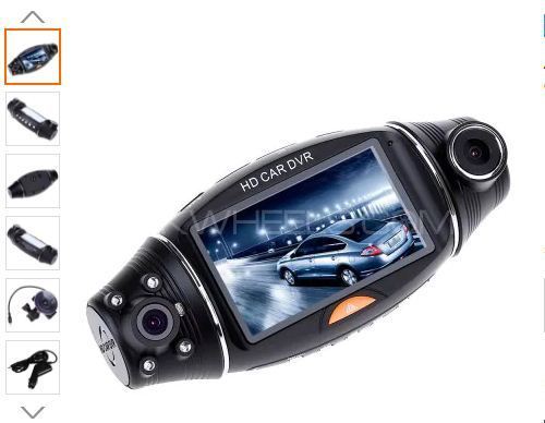 3 in 1 NEW Arrival R310 LCD Dual 2 LENS Car Video Recorder + GPS Image-1