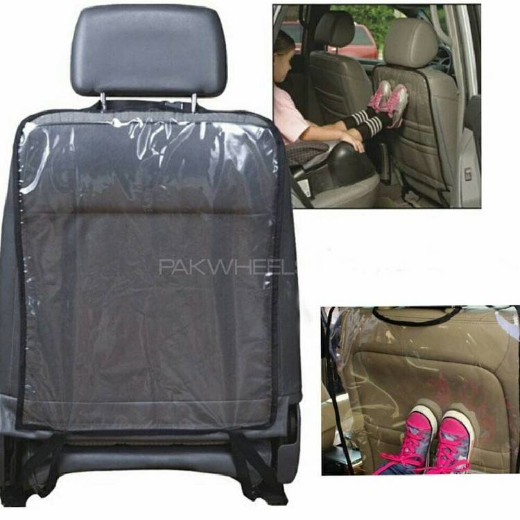 Transparent Car Seat Back Mud Protection Cover Image-1