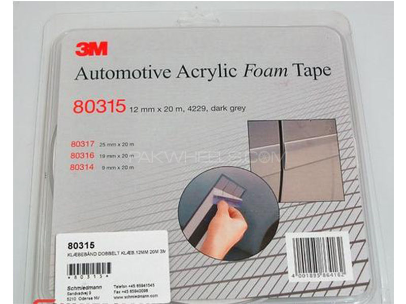 3M 4229 Acrylic Double Sided Foam Tape 12mmX20meter - 1 Roll - 80315 Image-1