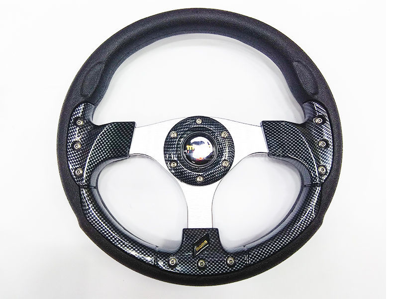 MOMO Steering With Nuts - Black Image-1
