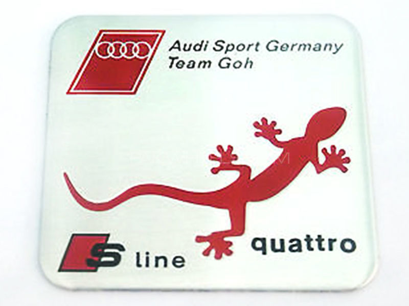 Audi Sports Germany Team Trunk Metal Sticker  Image-1
