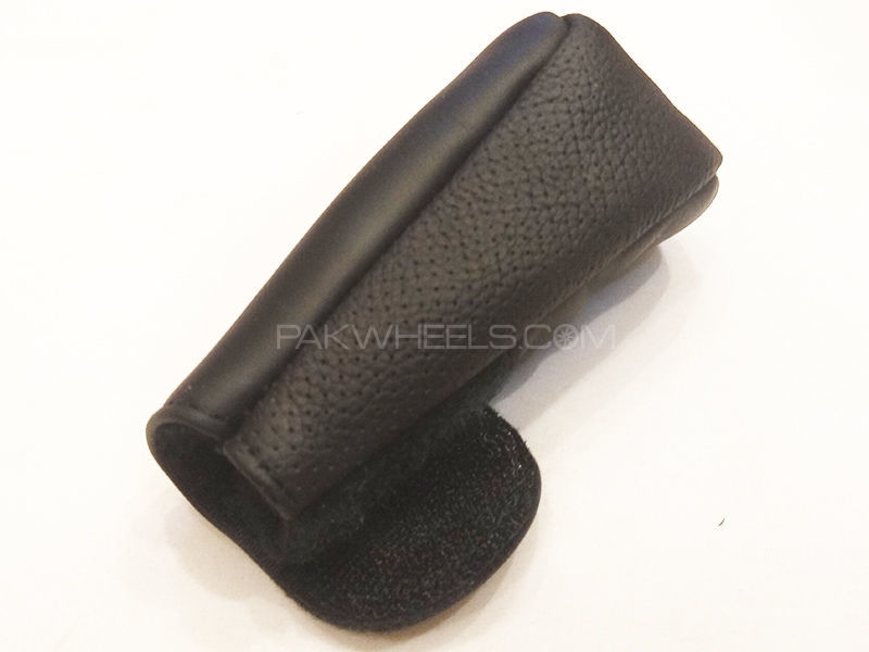 Gear Knob Cover For Manual - Black Image-1