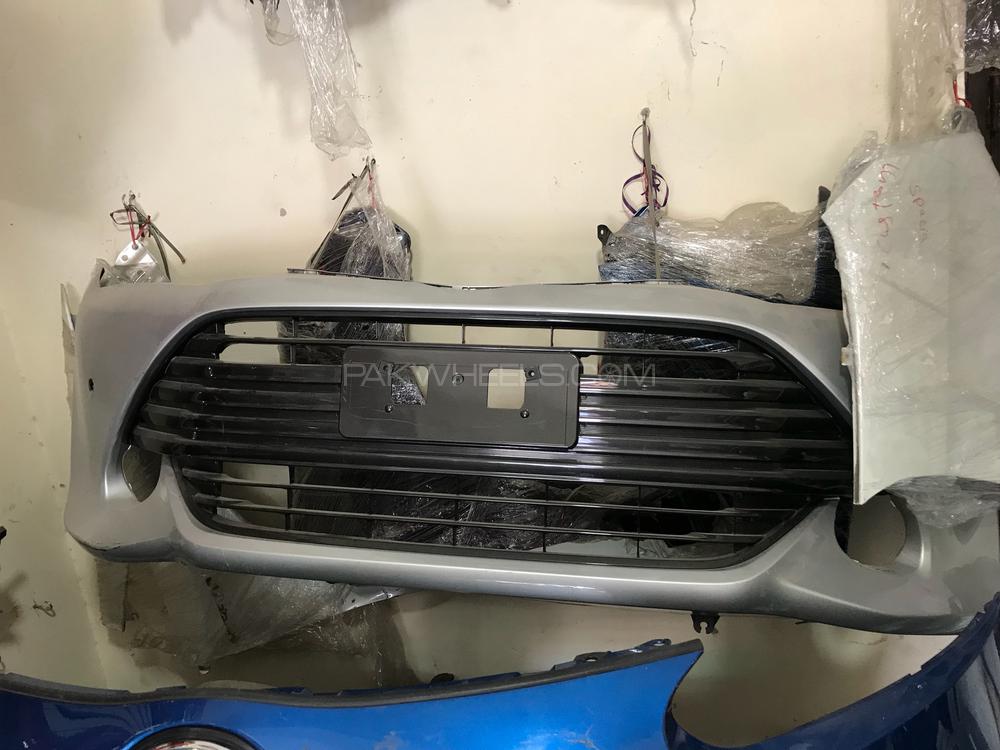 toyota axio 2015 front bumper & grill Image-1