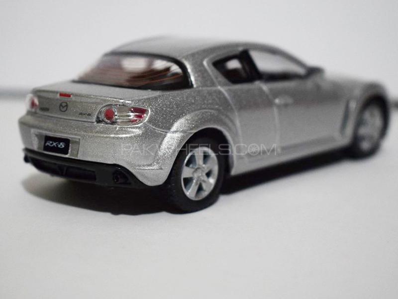 KinSmart Metal Body Die Cast Mazda Rx8 - Silver Image-1