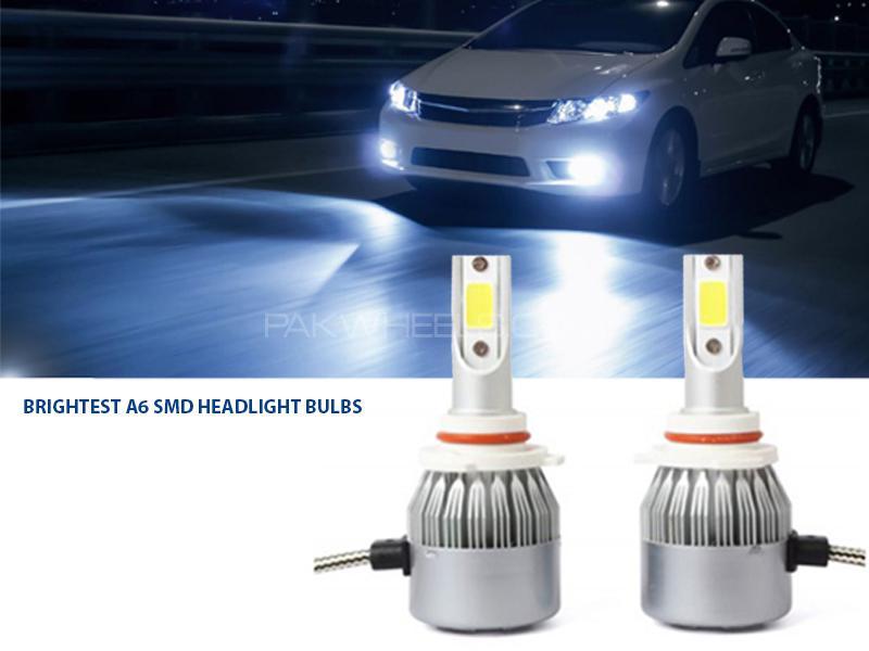 Brightest A6 SMD Headlights Bulb - H11 Image-1