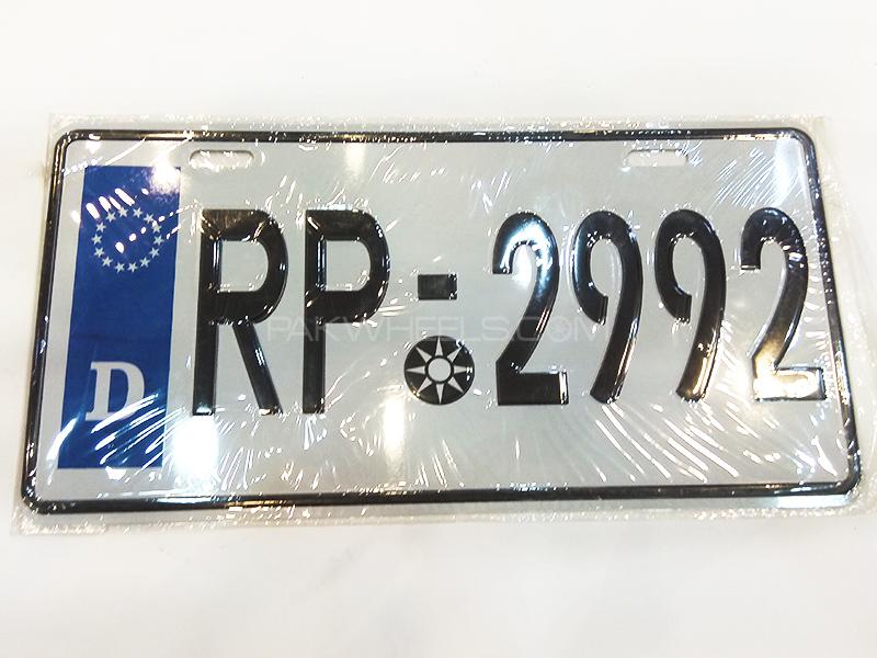 Fancy Embossed License Plate - RP2992 for sale in Karachi Image-1