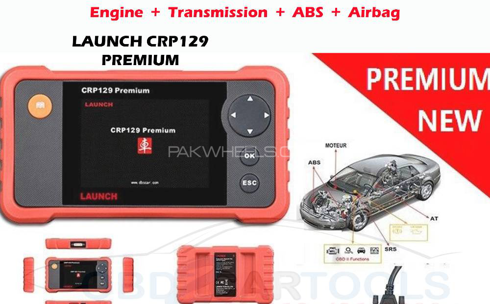 Direct LAUNCH Dealers CRP129 Premium OBD2 All System Car Scanner Image-1