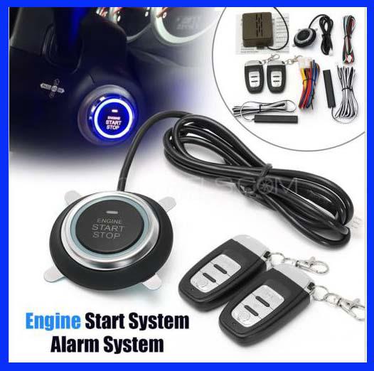 PKE Pasive Keyless Entry Remote Start and Push Start + Security System Image-1