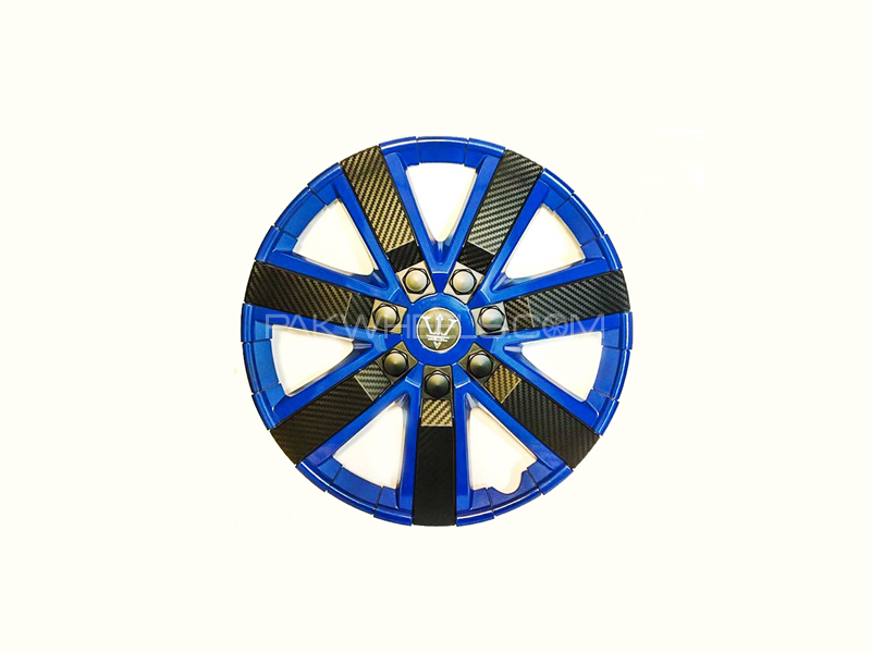 X8 Wheel Cover Blue Carbon S5 12" Image-1