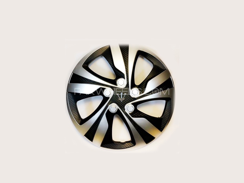 X8 Wheel Cover Evo Silver Carbon S7 12" Image-1