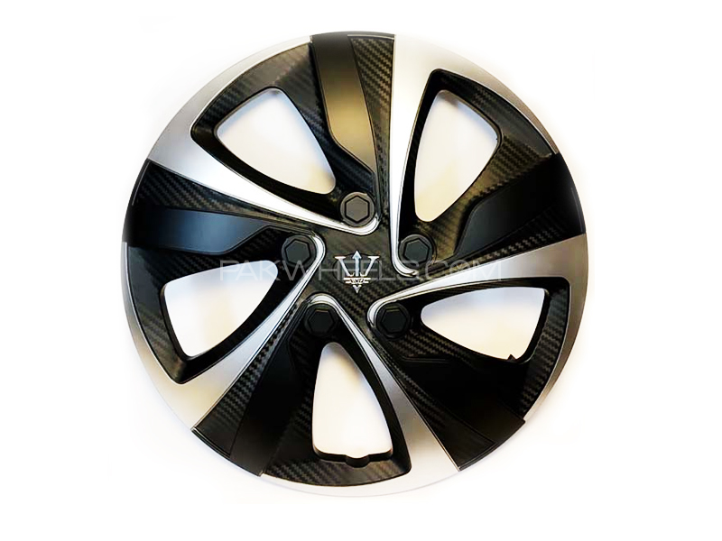 X8 Wheel Cover Evo Silver Carbon S8 13" Image-1