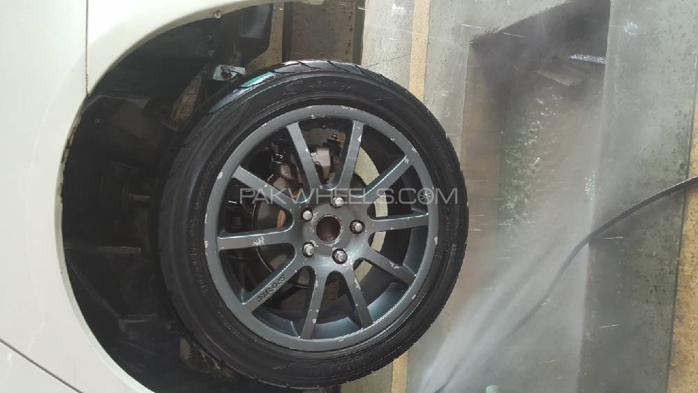 Alloy Rims along with Low Profile Tires Image-1