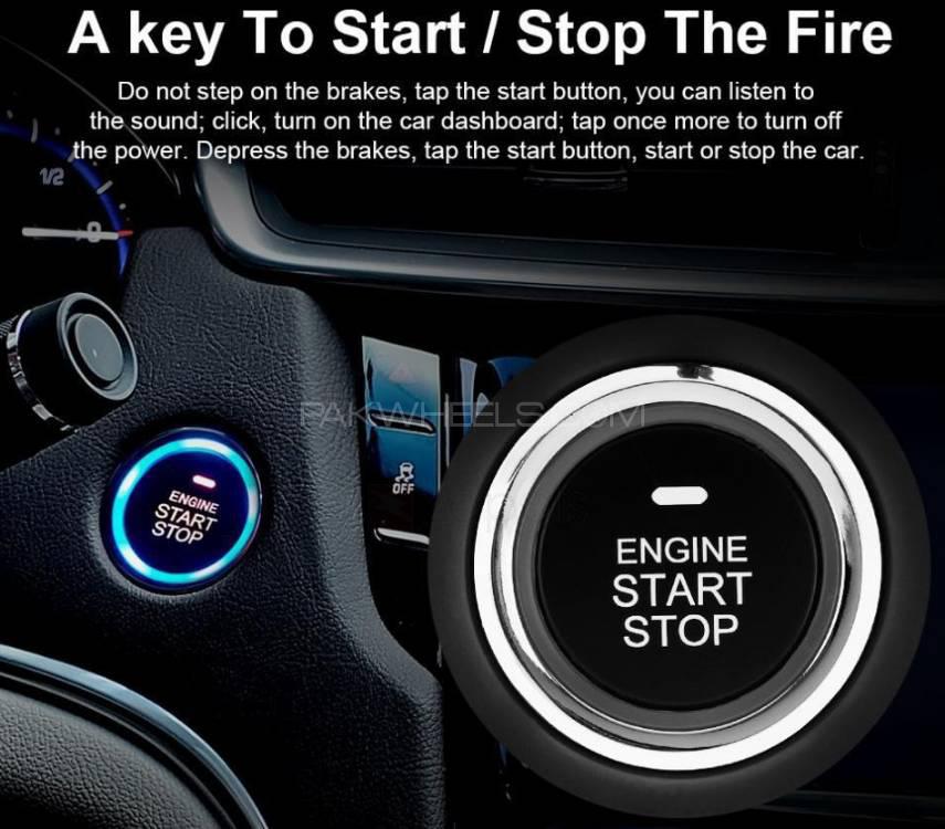"Push Start and Stop Engine" AC + CAR + SECURITY Lock Image-1