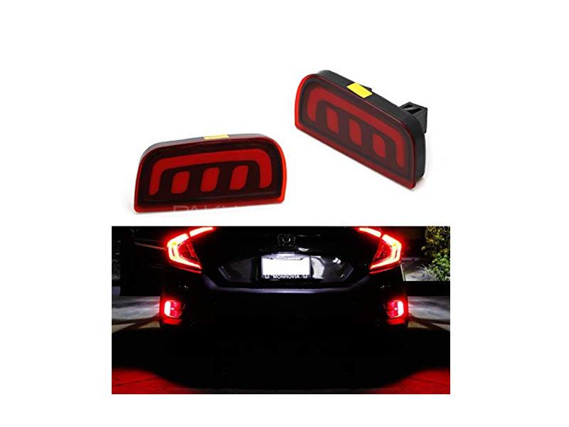 Oem Style Rear Bumper DRL For Civic 2016-2018 Image-1