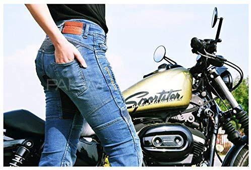 Bikers Jeans with crash protection - Branded Image-1