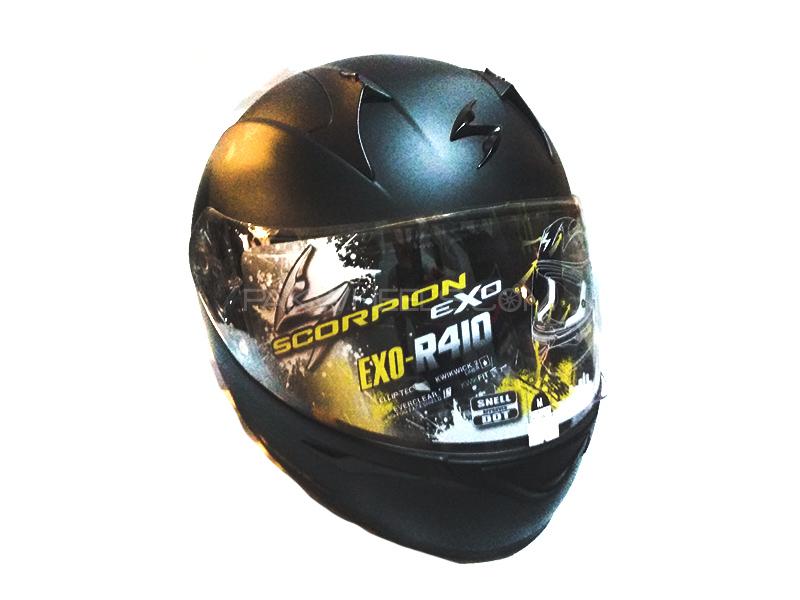 SCORPION Exor 410 Matt Black Helmet Image-1