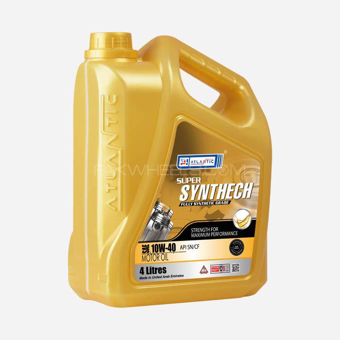 Atlantic Super Synthech Engine Oil 10w40 sn/cf 4 Litres Image-1