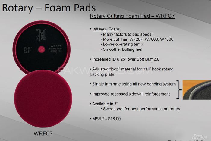 Meguairs Burgundy Cutting Pad 7 inch (180mm) Image-1