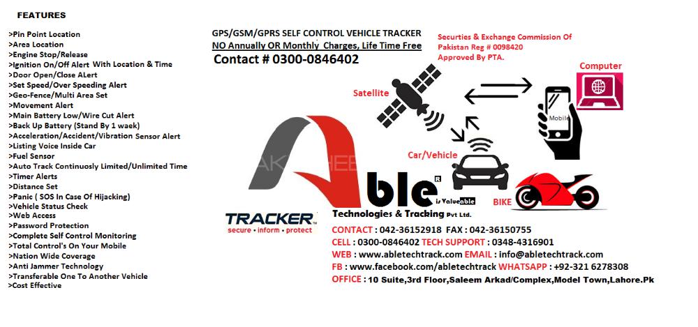 Pre Theft Car/Vehicle Tracker System Company+Self Control Wi Image-1