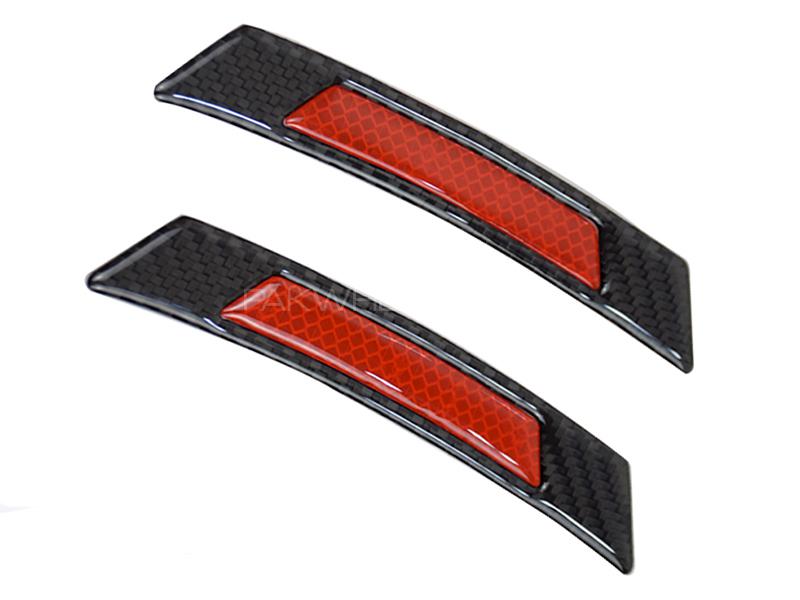 Universal Door Guard Carbon Black & Red Image-1