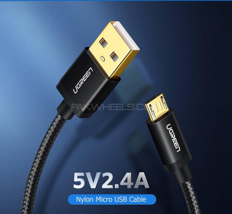 Ugreen Micro USB Fast Charge (2.4 A) Data Cable Image-1