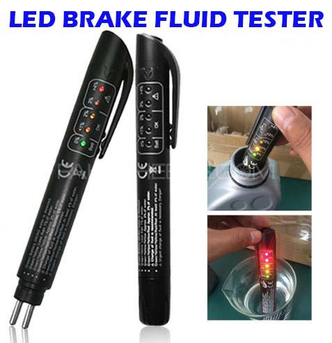 Best Brake Fluid Testing Pen 5 LED Light SIGNAL Car OBD2 Scanner Image-1
