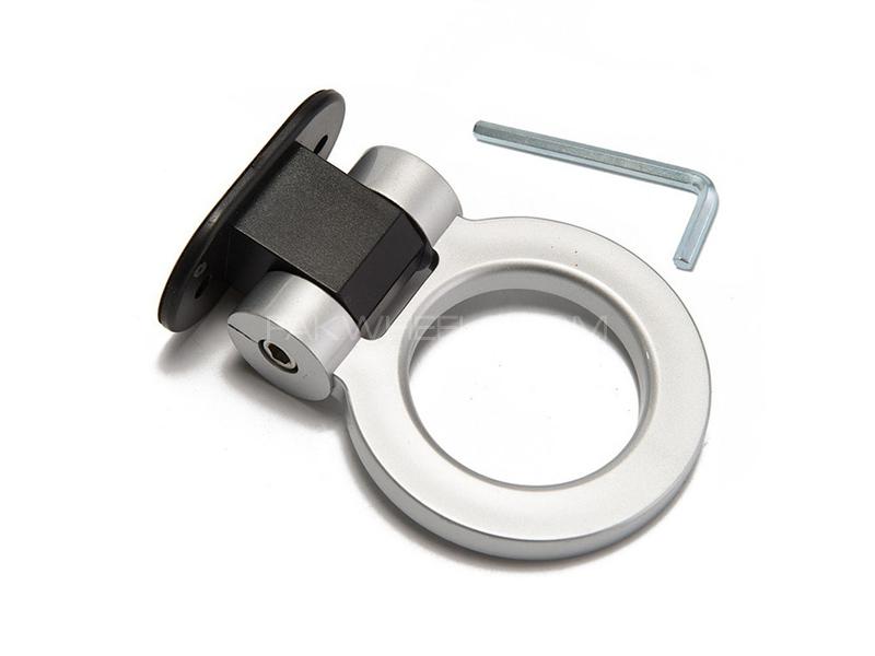 Universal ABS Tow Hook - Grey  Image-1
