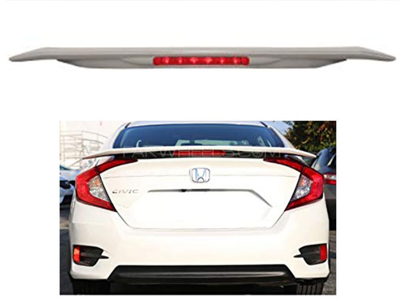 RS Style Trunk Spoiler For Honda Civic 2016-2019 Image-1