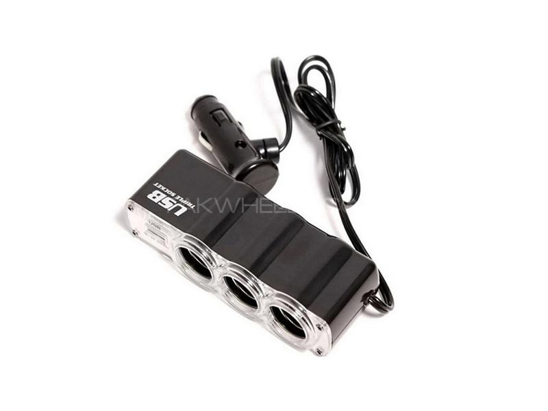 Usb with 3 Sockets For Chargers and Accessories Usb with 3 Sockets For Chargers and Accessories Image-2