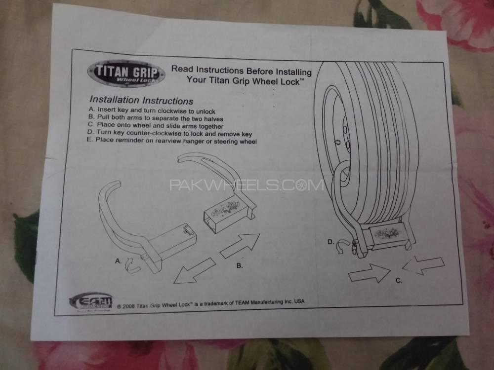 Titan Grip Wheel Lock. Made in U.S.A. (Self Import) Titan Grip Wheel Lock. Made in U.S.A. (Self Import) Image-9