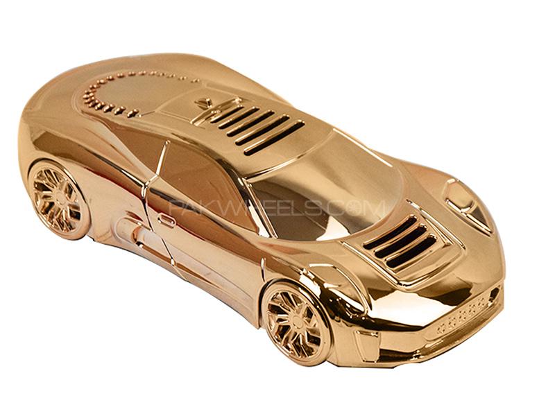 Car Shaped Perfume Golden Image-1