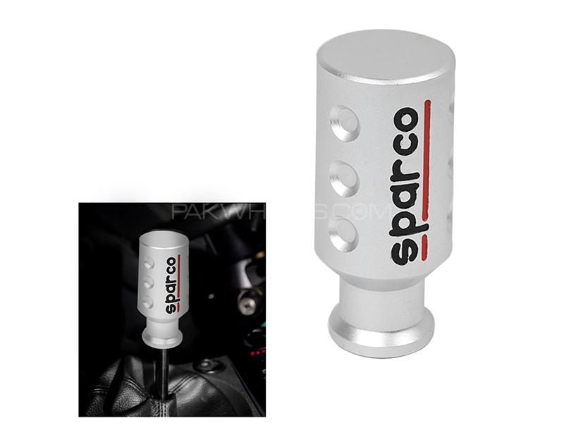 Universal Gear Knob - Silver And Black  Image-1