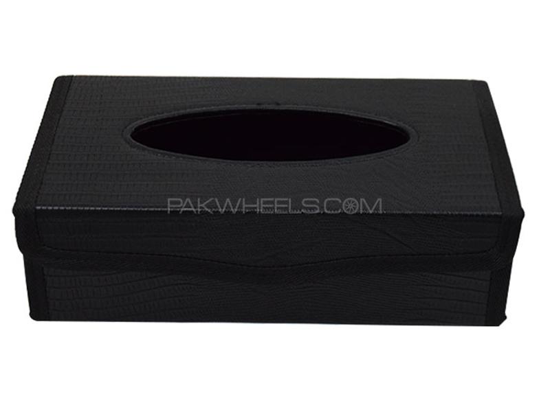 Car Tissue Box - Black Image-1