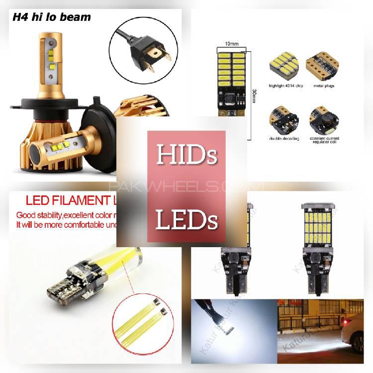 HID LED headLights & Parking T10 Long life and error-free Image-1