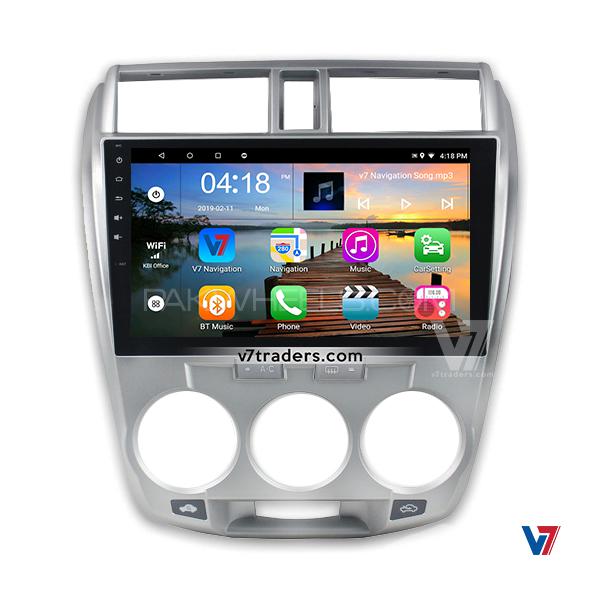 V7 Honda City Panel 11" LCD Screen Android GPS navigation DVD Image-1