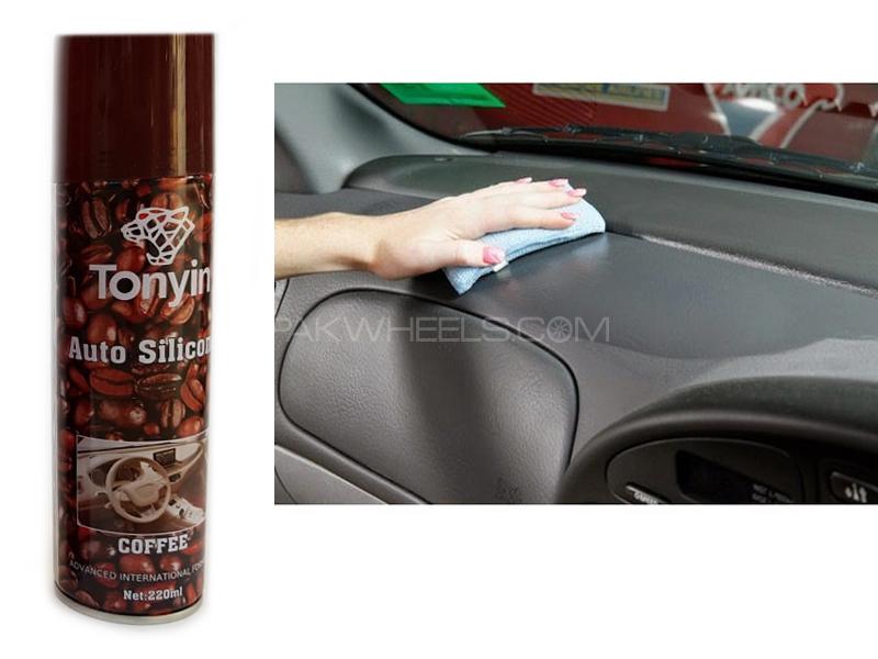Tonyin Auto Silicon Dashboard Shine Spray Coffee Image-1
