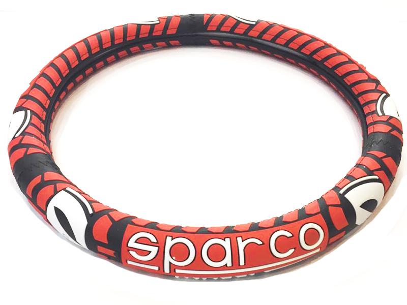 Universal Steering Cover - Black & Red Image-1