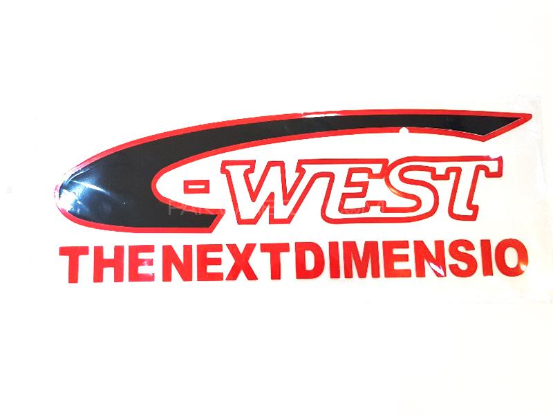 West Dimensio Sticker - Black  Image-1
