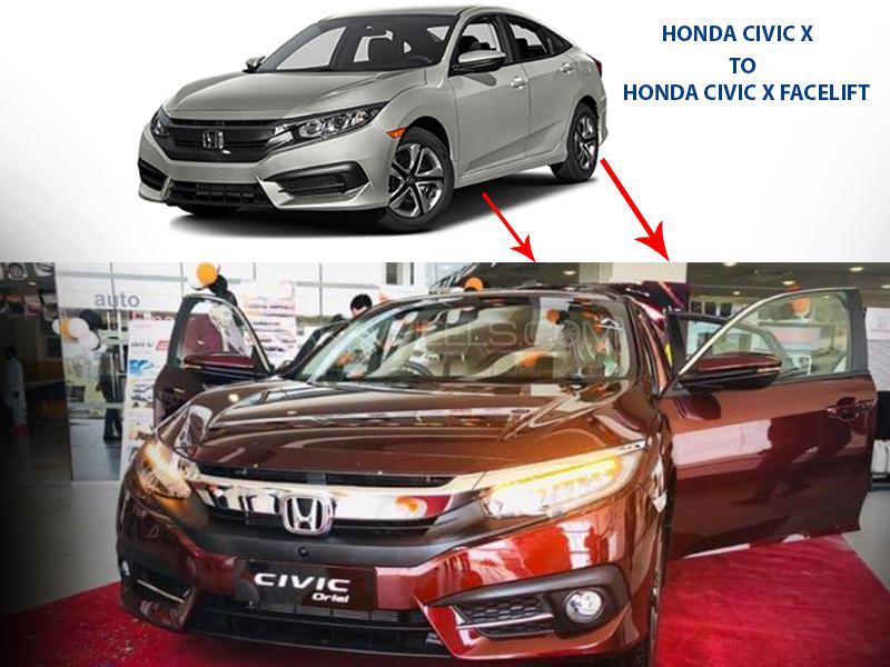 Honda Civic X Facelift Conversion Set - 2016 - 2019 Image-1