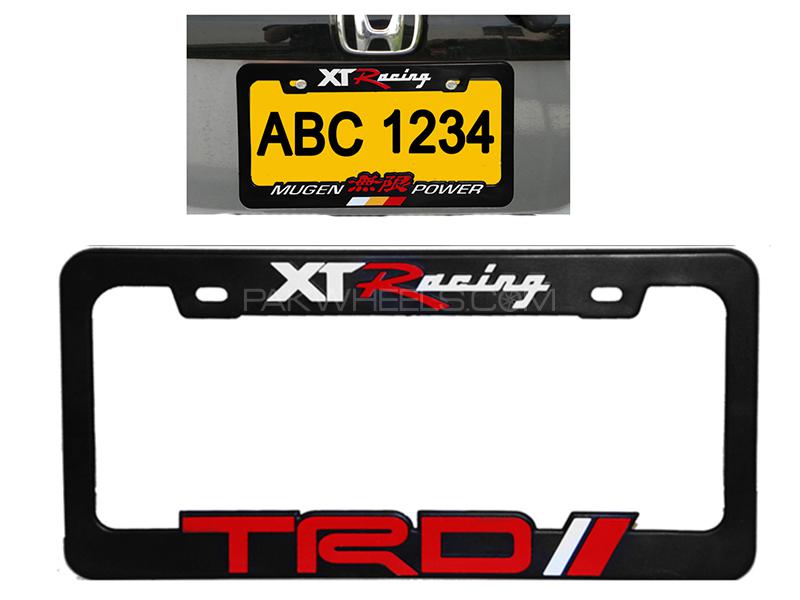 XT Racing TRD Number Plate Frame  Image-1