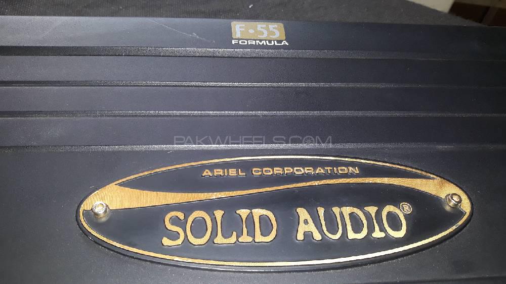 solid audio f55 heavy car apmifiler orignal korea Image-1