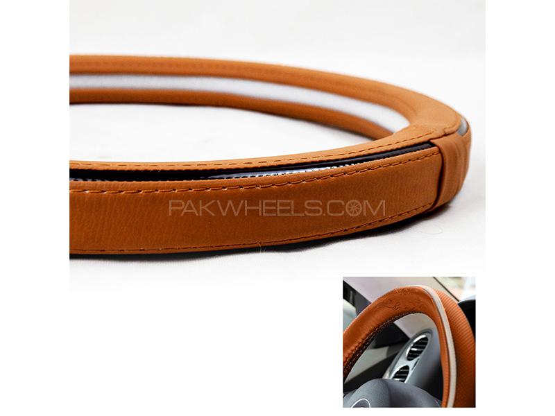 Universal Steering Cover - Light Brown  Image-1