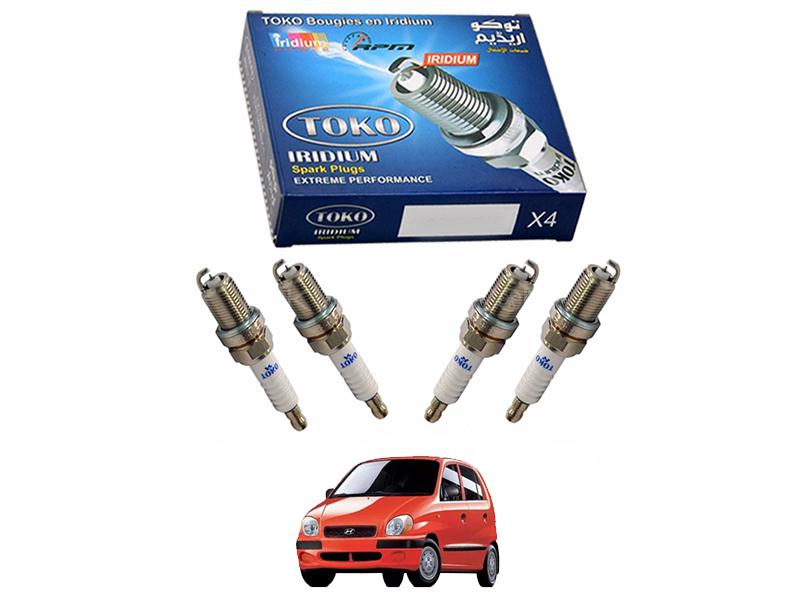 Iridium High Performance Spark Plugs For Hyundai Santro 2003-2014 - TIFR Image-1
