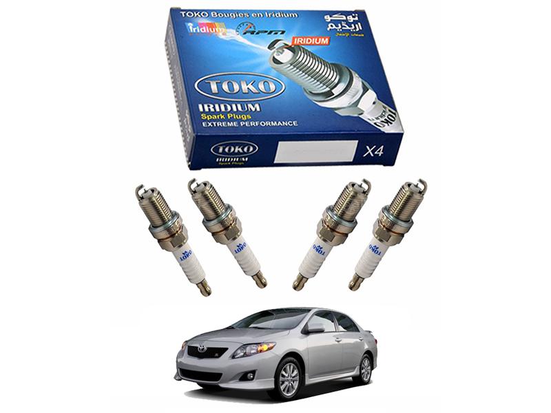 Iridium High Performance Spark Plugs For Toyota Corolla 2009-2014 Xli - TIFR Image-1