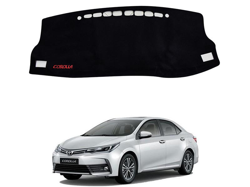 Velvet Dashboard Mat For Toyota Corolla 2014-2019 Image-1