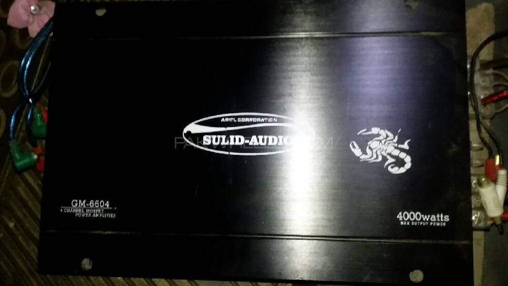 solid audio 4 channal amplifer Image-1