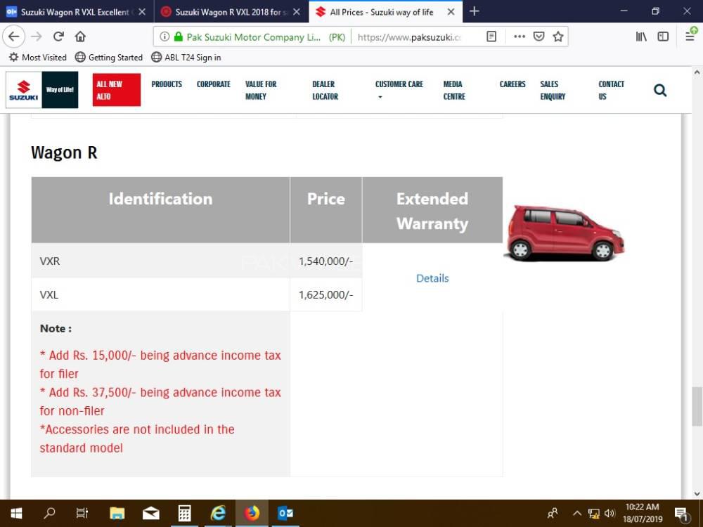 Suzuki Wagon R 2018 for Sale in Okara Suzuki Wagon R 2018 for Sale in Okara Image-4