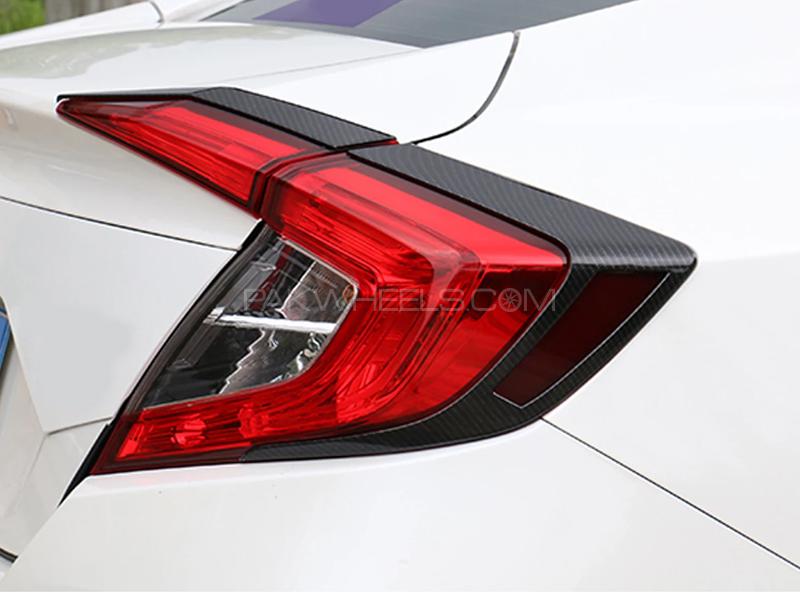Honda Civic Carbon Tail Lights Trims 4pcs 2016-2019 Honda Civic Carbon Tail Lights Trims 4pcs 2016-2019 Image-2