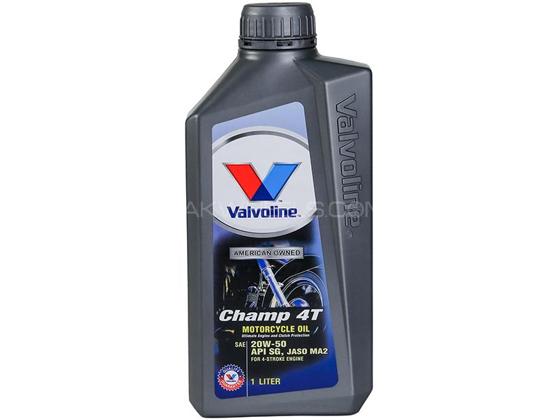 Valvoline MotorCycle Oil Champ 4T 20w-50 - 1 Litre for sale in Karachi Image-1